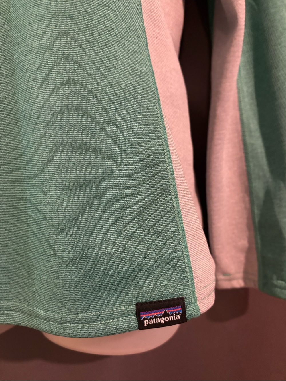 Light Green Long-Sleeve Performance Top - Picture 2 of 6